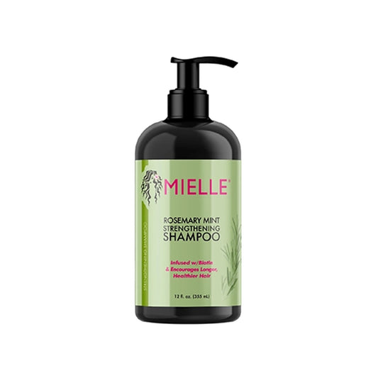 شامبو تقوية الشعر بالروزماري والنعناع من ميلي 355 مل Mielle Rosemary Mint Strengthening Shampoo.
