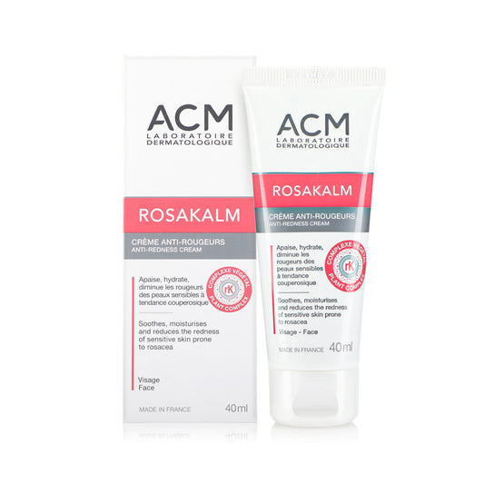 كريم لابوراتوار روزاكالم المضاد للاحمرار من اي سي ام 40 مل Laboratoire ACM Rosakalm Anti Redness Cream 40ml, White