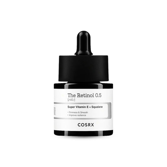 كوسركس ذا ريتينول 0.5 أويل هو زيت يحتوي على 0.5% من الريتينول النقي 20مل COSRX The Retinol 0.5 Oil