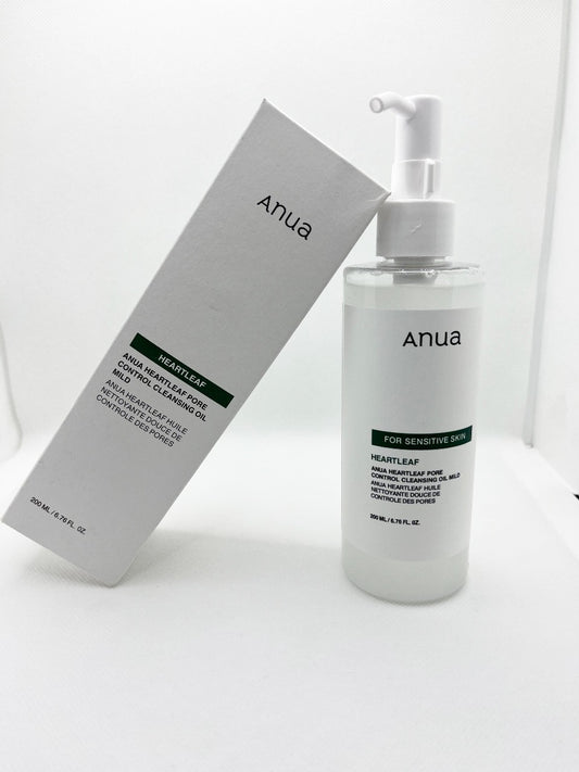 زيت منظف للتحكم في المسام بخلاصة الهارتليف من أنوا 200 مل Anua Heartleaf Pore Control Cleansing Oil Mild 200ml